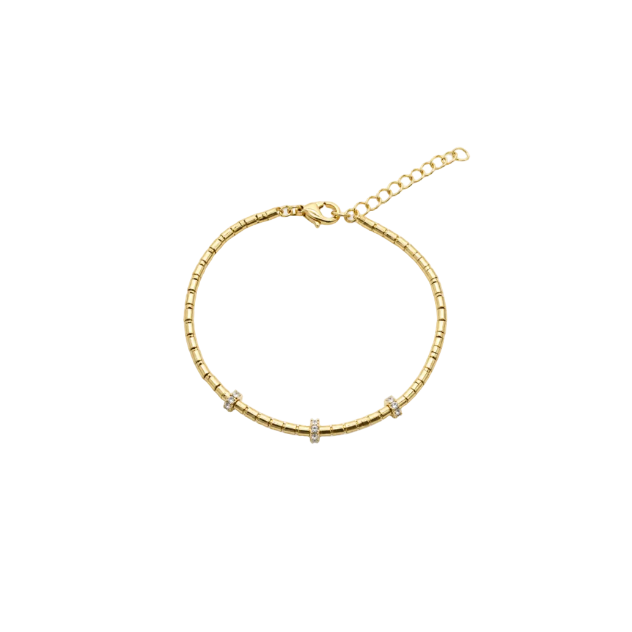 Pulsera Radiant Touch con Baño de Oro 18K.