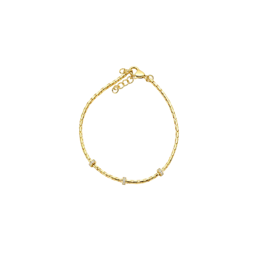 Pulsera Radiant Touch con Baño de Oro 18K.