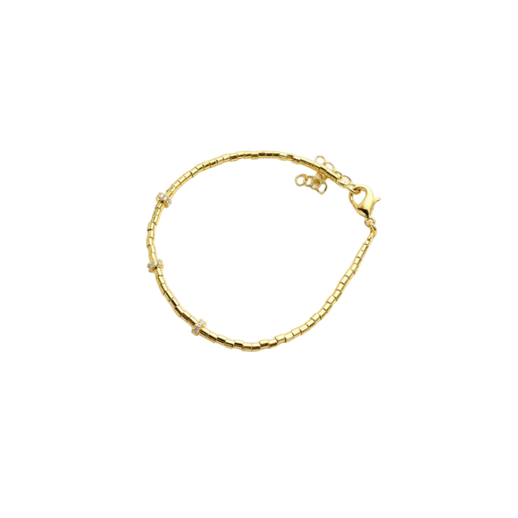 Pulsera Radiant Touch con Baño de Oro 18K.