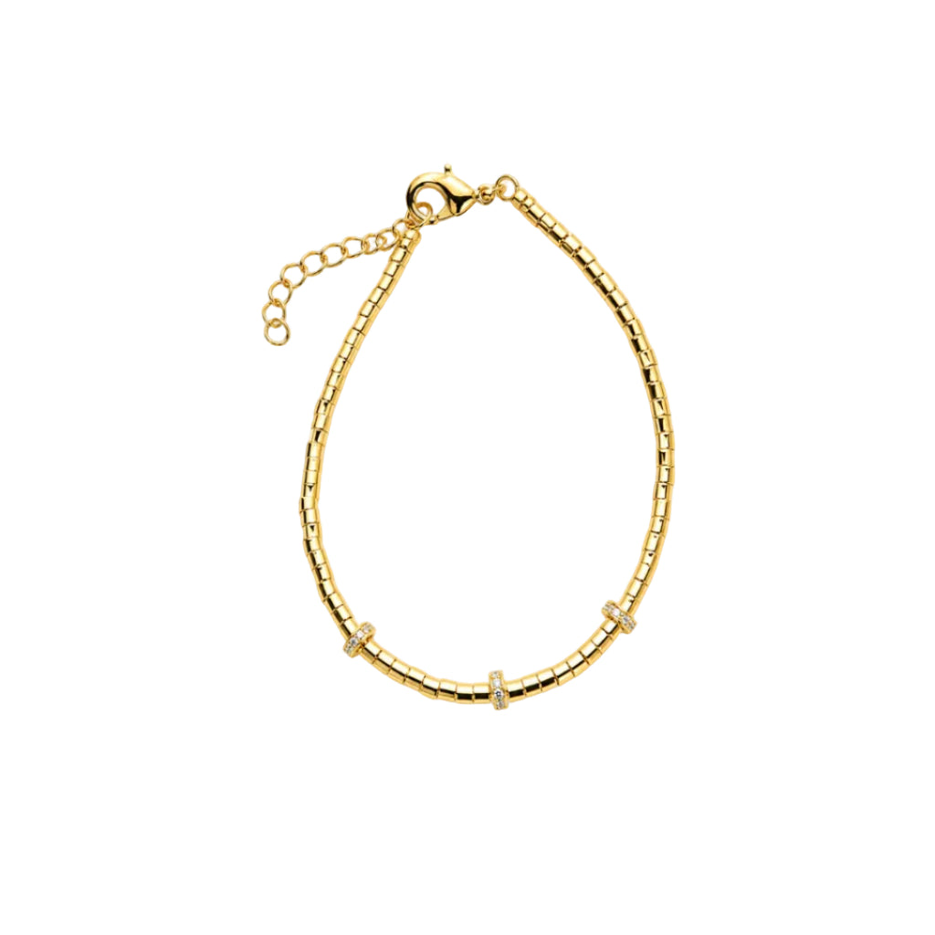 Pulsera Radiant Touch con Baño de Oro 18K.
